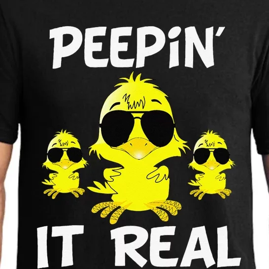 Peepin It Real Funny Easter Egg Huntns Pajama Set