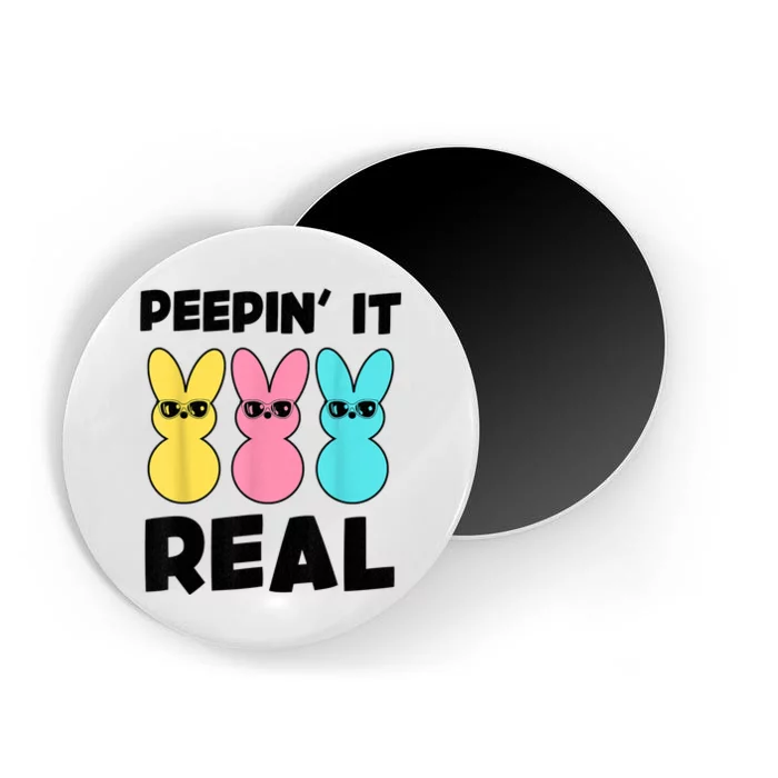 Peepin It Real Easter Day Bunny Magnet