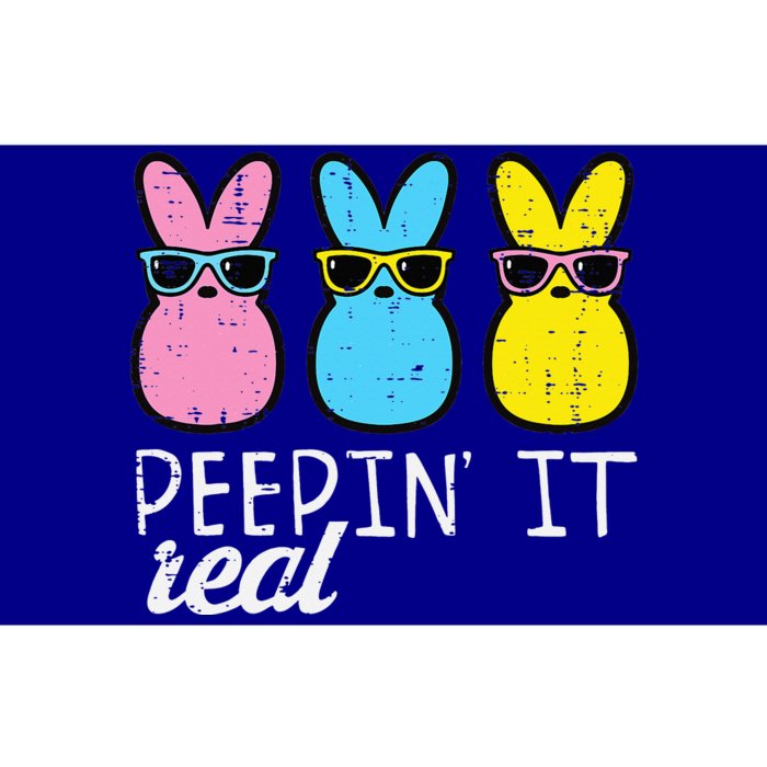 Peepin It Real Easter Bunnies Cool Bunny Rabbit Bumper Sticker