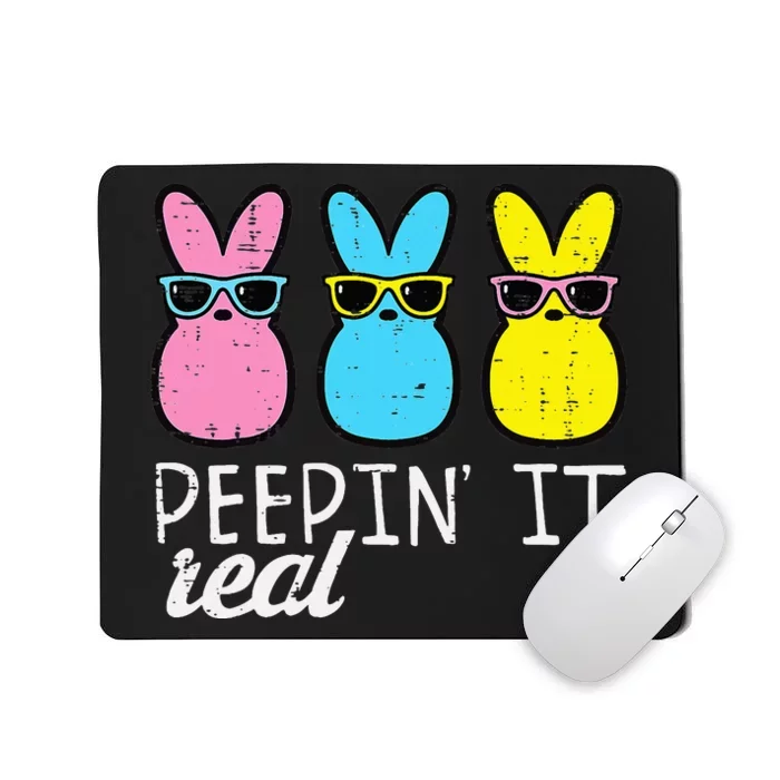 Peepin It Real Easter Bunnies Cool Mousepad