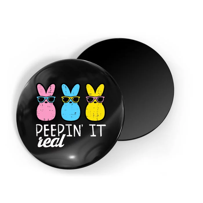 Peepin It Real Easter Bunnies Cool Boy Girl Magnet