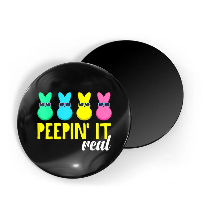 Peepin It Real Happy Easter Bunny Egg Hunt Funny Family Matching Magnet