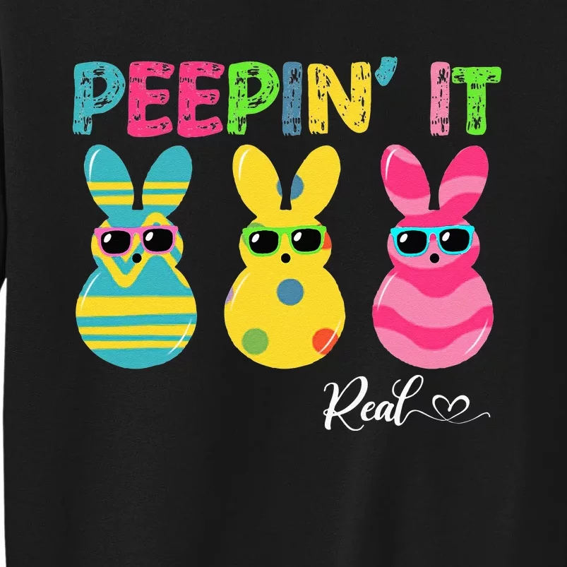 Peepin It Real Men Peeping It Real Tall Sweatshirt