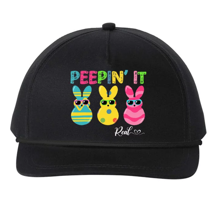 Peepin It Real Men Peeping It Real Snapback Five-Panel Rope Hat