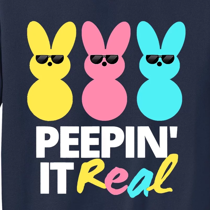 Peepin It Real Easter Day Bunny Sweatshirt