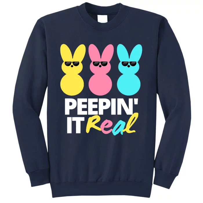 Peepin It Real Easter Day Bunny Sweatshirt