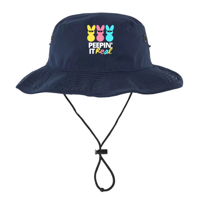 Peepin It Real Easter Day Bunny Legacy Cool Fit Booney Bucket Hat