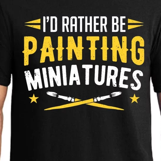 Painters I'd Rather Be Painting Miniatures Paint Premium Pajama Set