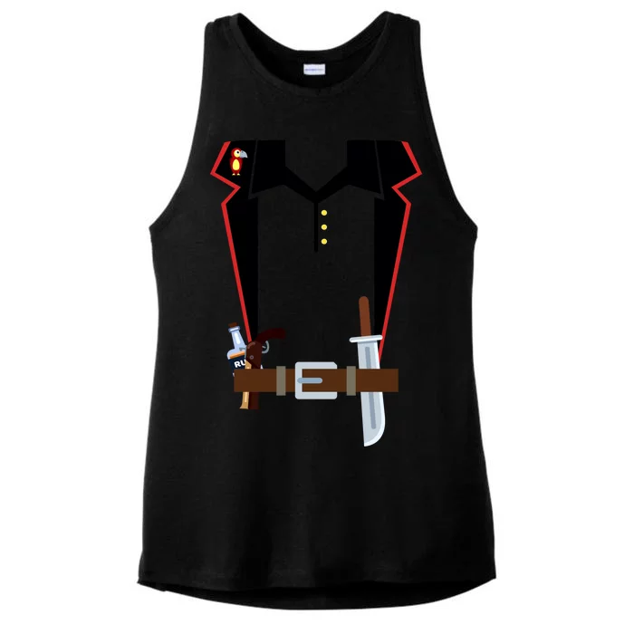 Pirate Costume Uniform Ladies Tri-Blend Wicking Tank