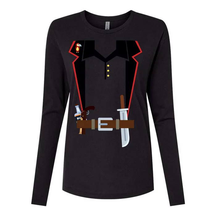 Pirate Costume Uniform Womens Cotton Relaxed Long Sleeve T-Shirt