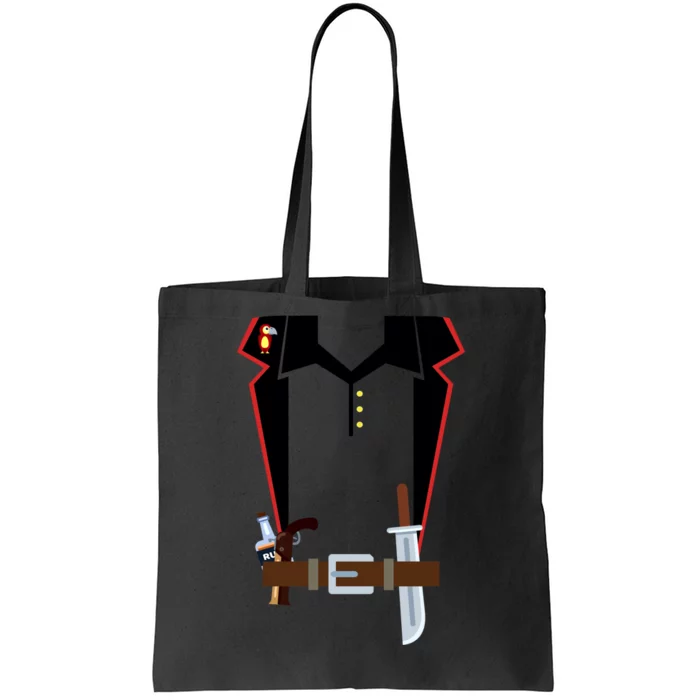 Pirate Costume Uniform Tote Bag