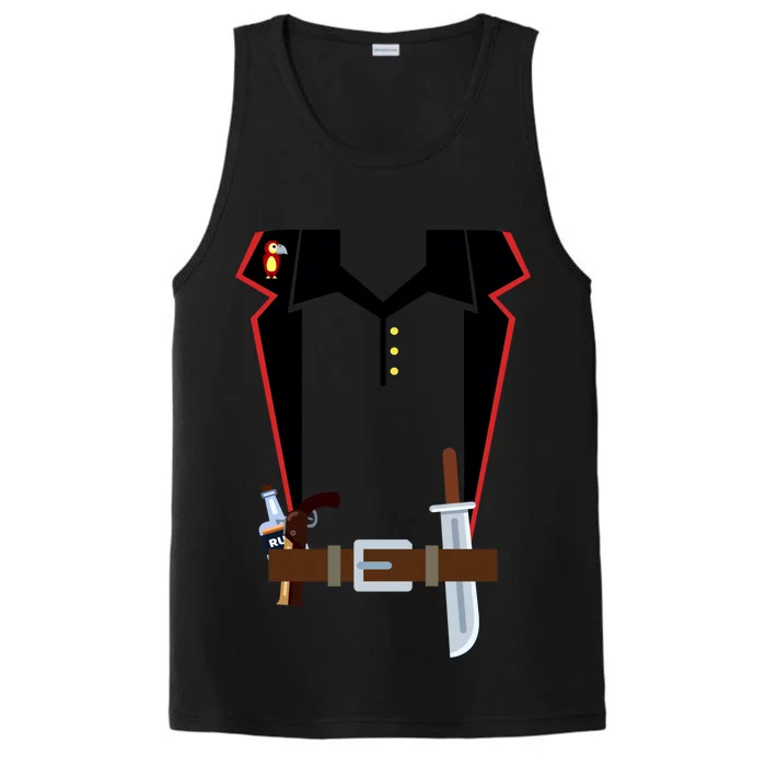 Pirate Costume Uniform Performance Tank