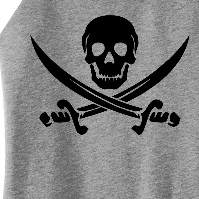 Pirate Skull & Cross Swords Women’s Perfect Tri Rocker Tank