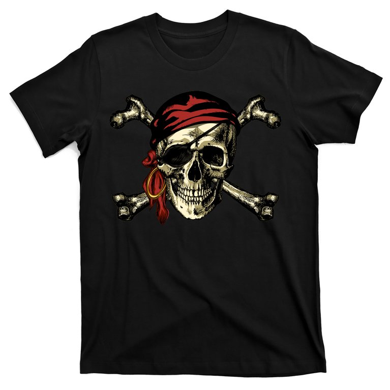 Pirate Skull Crossbones T-Shirt | TeeShirtPalace