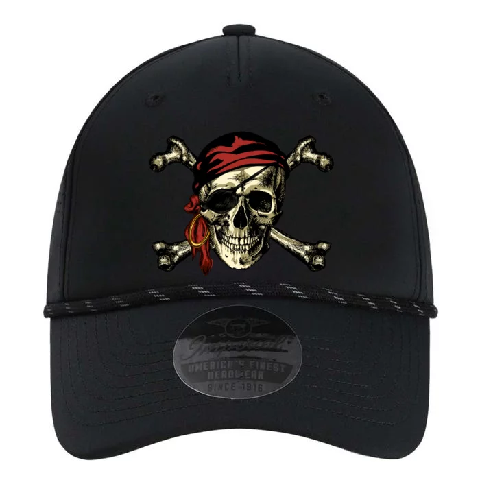 Pirate Skull Crossbones Performance The Dyno Cap