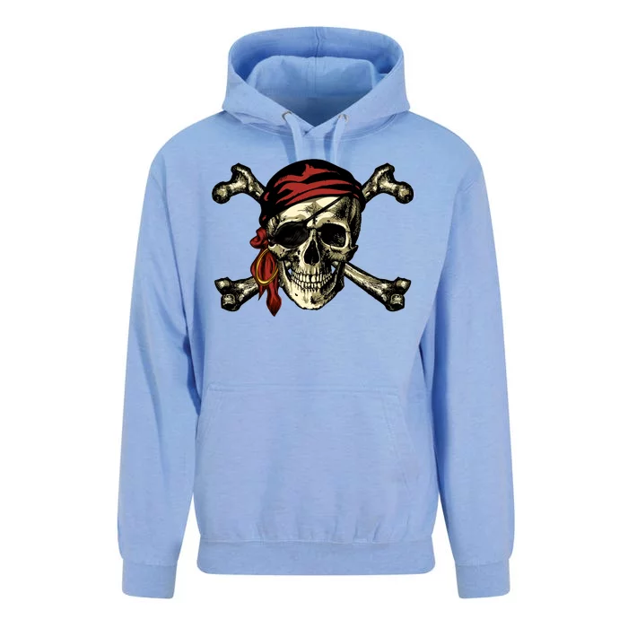 Pirate Skull Crossbones Unisex Surf Hoodie