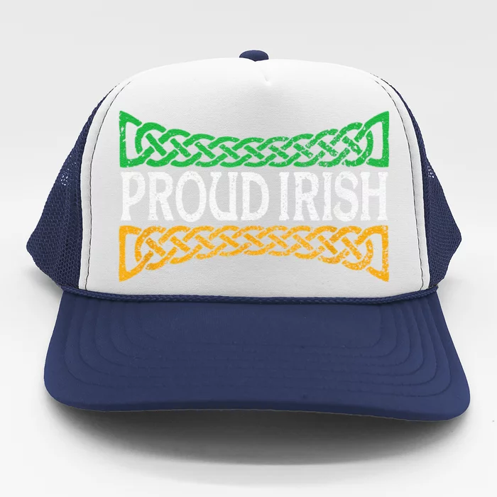 Proud Irish St. Patrick's Day Colorful Celtic Pride Trucker Hat