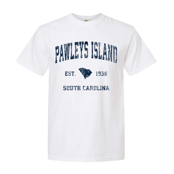 Pawleys Island South Carolina Sc Vintage Athletic Sport Garment-Dyed Heavyweight T-Shirt