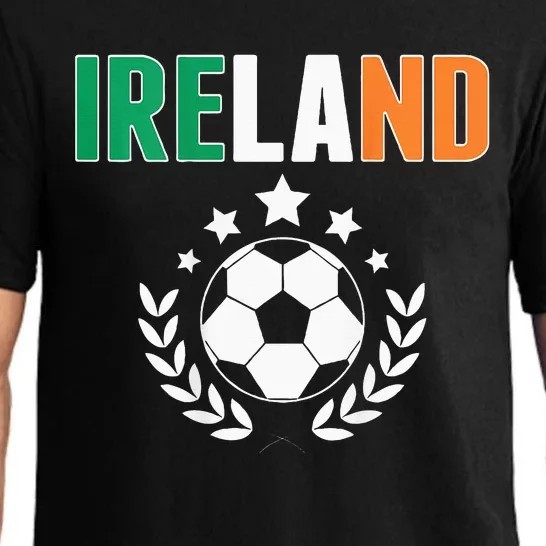 Proud Ireland Soccer Fans Jersey Support Irish Football Pajama Set