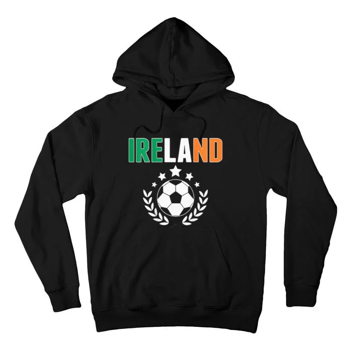 Proud Ireland Soccer Fans Jersey Support Irish Football Tall Hoodie