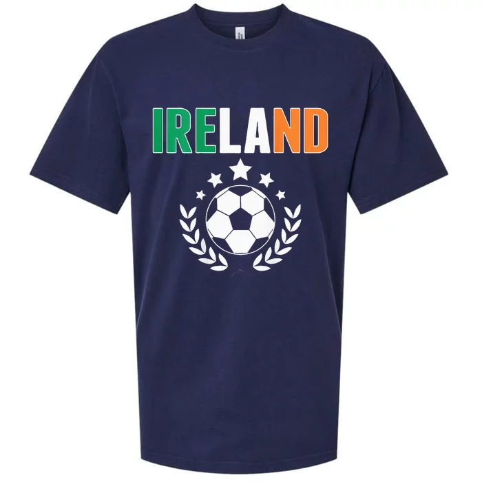 Proud Ireland Soccer Fans Jersey Support Irish Football Sueded Cloud Jersey T-Shirt