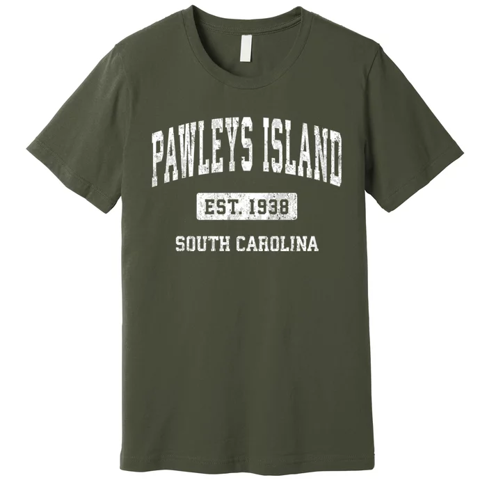 Pawleys Island South Carolina Sc Vintage Athletic Sports Premium T-Shirt