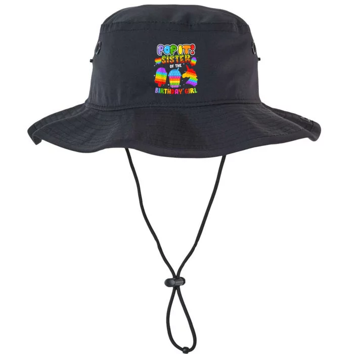 Pop It Sister Of The Birthday Girl Fidget Family Matching Legacy Cool Fit Booney Bucket Hat