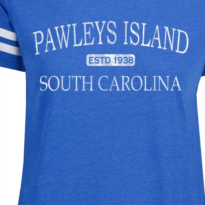 Pawleys Island South Carolina SC Enza Ladies Jersey Football T-Shirt