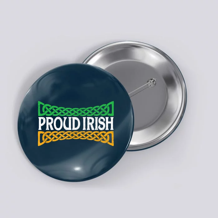 Proud Irish St. Patrick's Day Colorful Celtic Pride Button