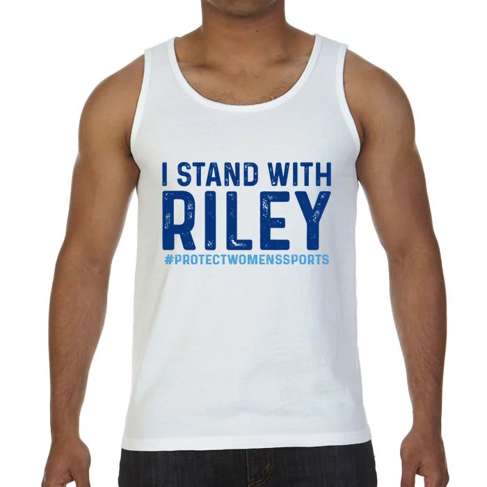 #ProtectWomensSports I Stand With Riley Gaines Comfort Colors® Tank Top