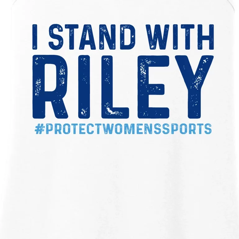 #ProtectWomensSports I Stand With Riley Gaines Ladies Essential Tank