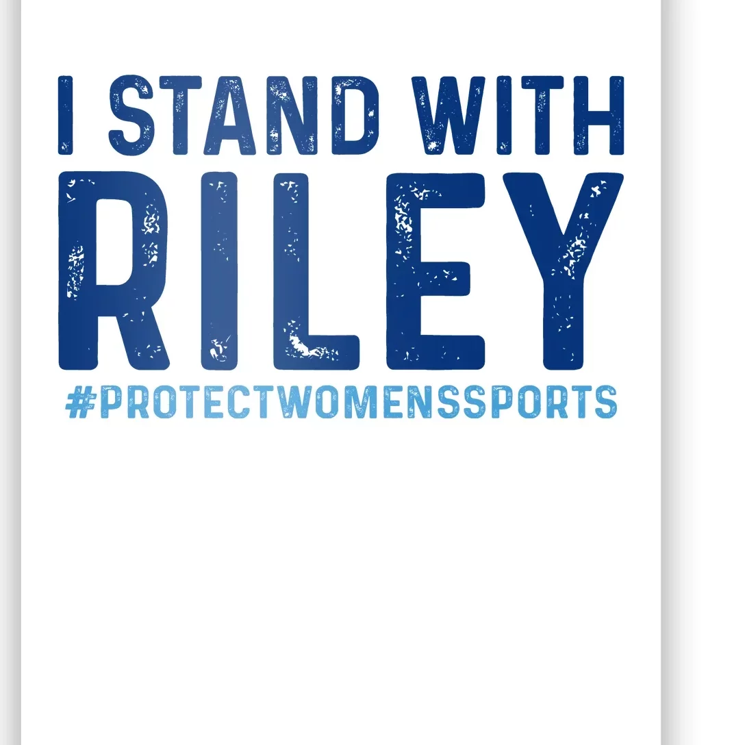 #ProtectWomensSports I Stand With Riley Gaines Poster