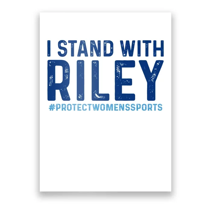 #ProtectWomensSports I Stand With Riley Gaines Poster