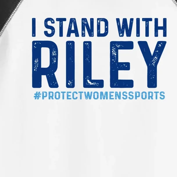 #ProtectWomensSports I Stand With Riley Gaines Toddler Fine Jersey T-Shirt