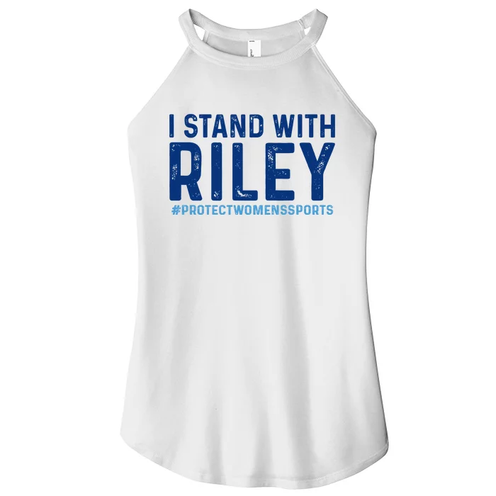 #ProtectWomensSports I Stand With Riley Gaines Women’s Perfect Tri Rocker Tank