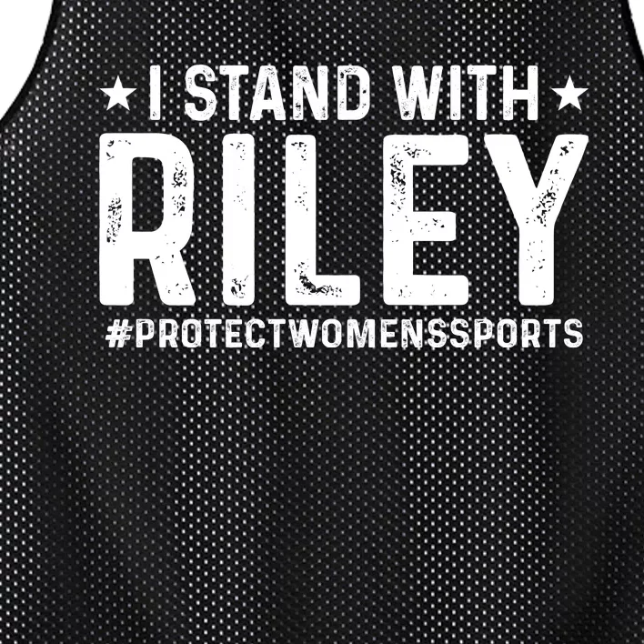 #ProtectWomensSports I Stand With Riley Gaines Mesh Reversible Basketball Jersey Tank