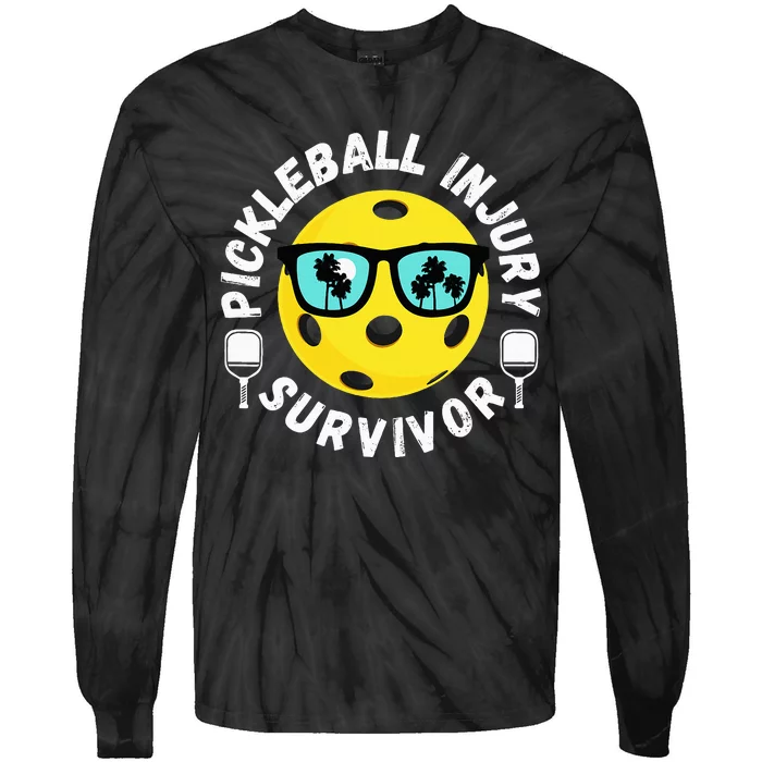 Pickleball Injury Survivor Dink Player Paddleball Team Tie-Dye Long Sleeve Shirt