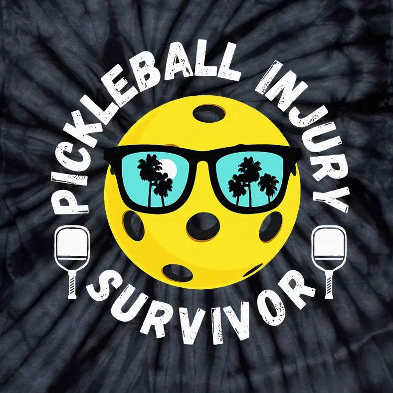 Pickleball Injury Survivor Dink Player Paddleball Team Tie-Dye T-Shirt