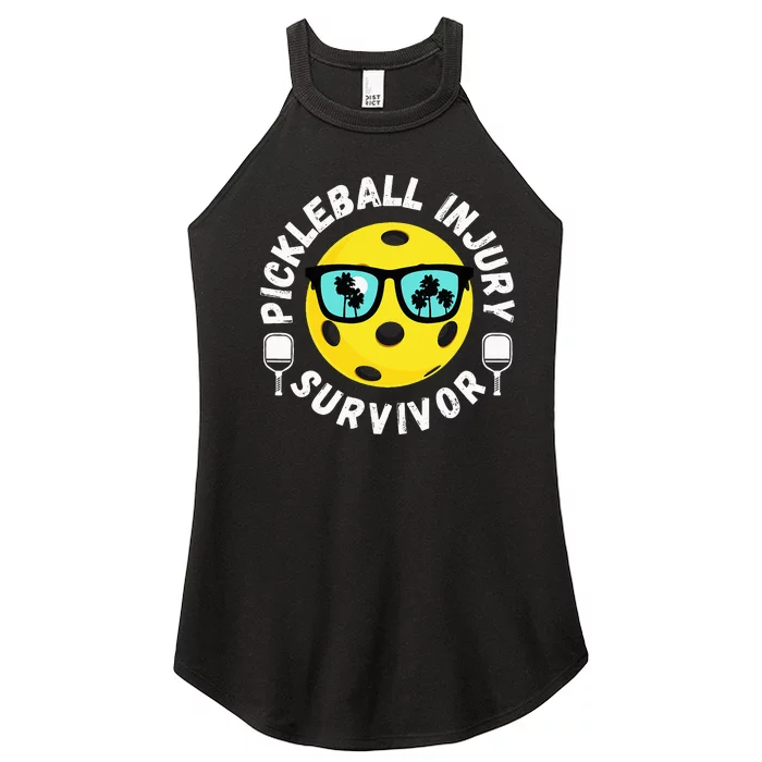 Pickleball Injury Survivor Dink Player Paddleball Team Women’s Perfect Tri Rocker Tank