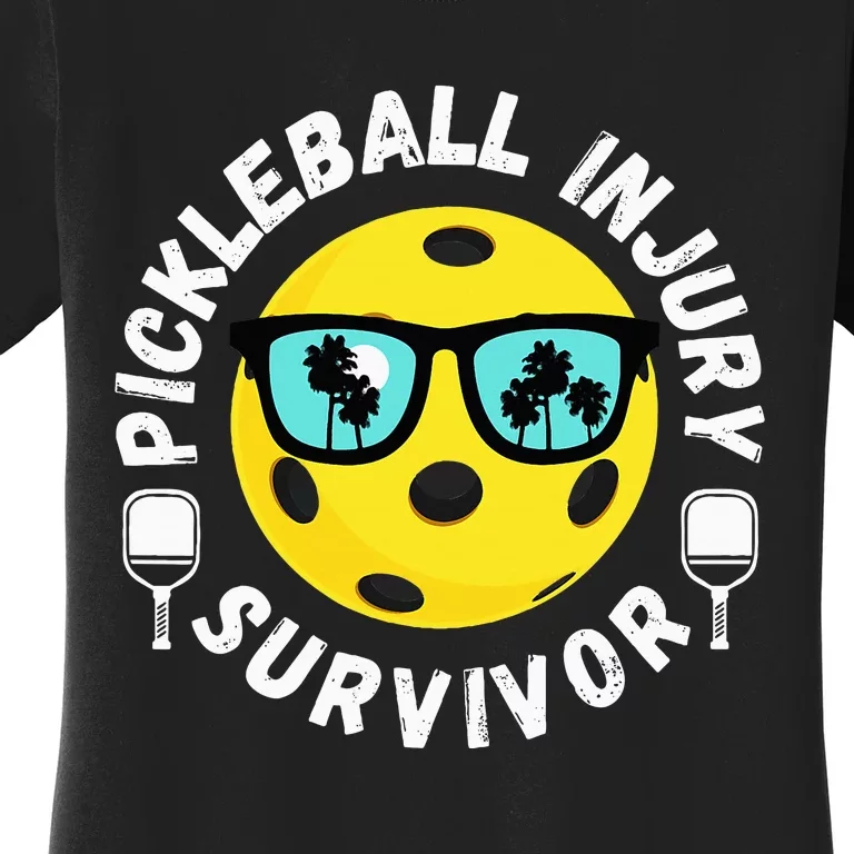 Pickleball Injury Survivor Dink Player Paddleball Team Women's T-Shirt