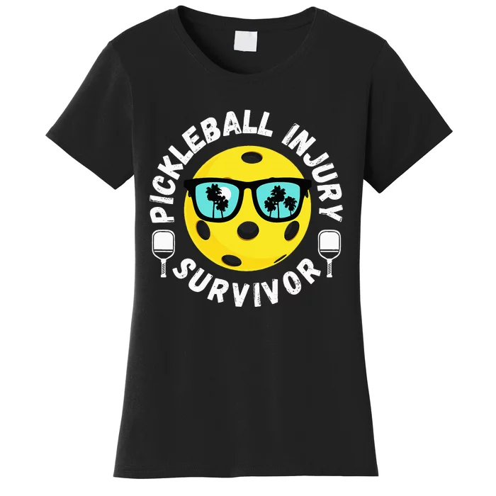 Pickleball Injury Survivor Dink Player Paddleball Team Women's T-Shirt