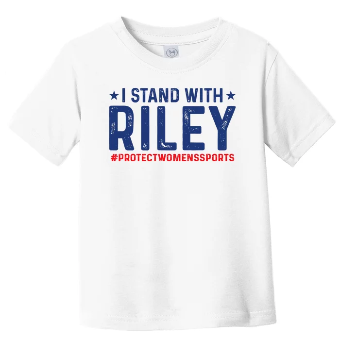 #ProtectWomensSports I Stand With Riley Gaines Toddler T-Shirt