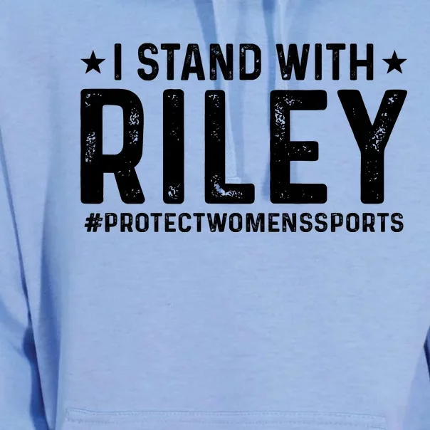 #ProtectWomensSports I Stand With Riley Gaines Unisex Surf Hoodie