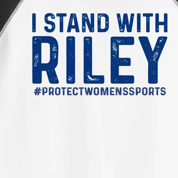 #ProtectWomensSports I Stand With Riley Gaines Toddler Fine Jersey T-Shirt