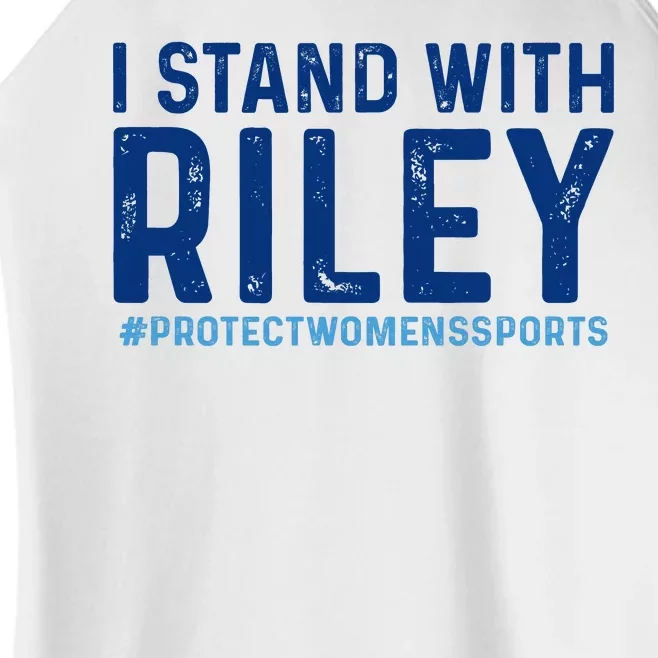 #ProtectWomensSports I Stand With Riley Gaines Women’s Perfect Tri Rocker Tank