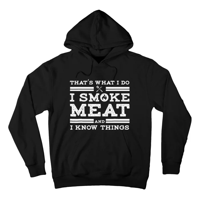 Pitmaster I Smoke Meat Bbq Smoker Grill Hoodie