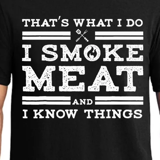 Pitmaster I Smoke Meat Bbq Smoker Grill Pajama Set