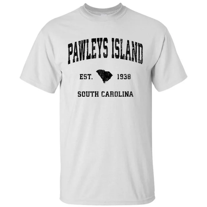 Pawleys Island South Carolina Sc Vintage Established Athletic Sports Tall T-Shirt