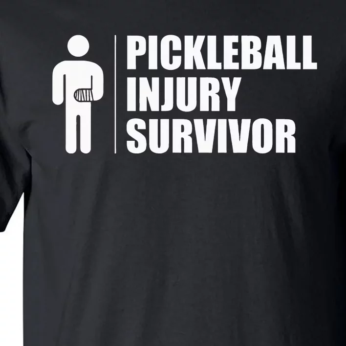 Pickleball Injury Survivor funny sport coach Tall T-Shirt