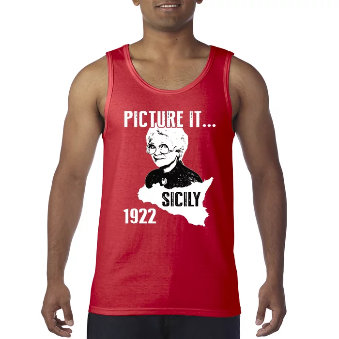 Picture It Sicily 1922 Golden Girl Tank Top